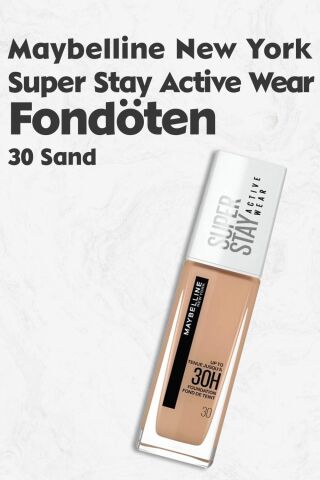 Maybelline New York Super Stay Active Wear Fondöten 30 Sand