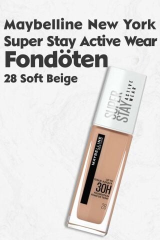 Maybelline New York Super Stay Active Wear Fondöten 28 Soft Beige