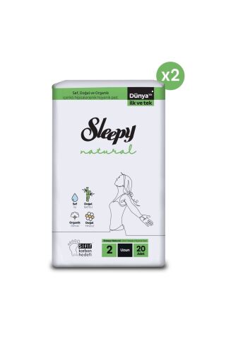 Natural Ultra Hassas Hijyenik Ped Uzun 40 Adet Ped