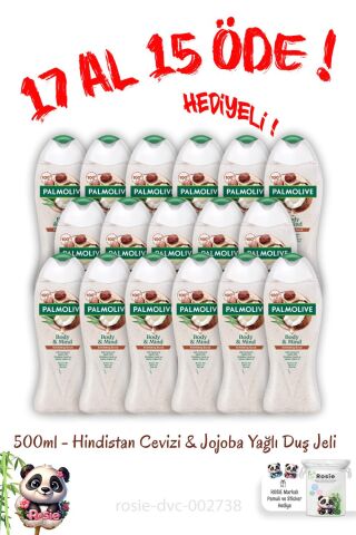 Duş Jeli Palmolive 17 Al 15 Öde Body & Mind Hindistan Cevizi ve Jojoba Yağlı 500 Ml ve Rosie