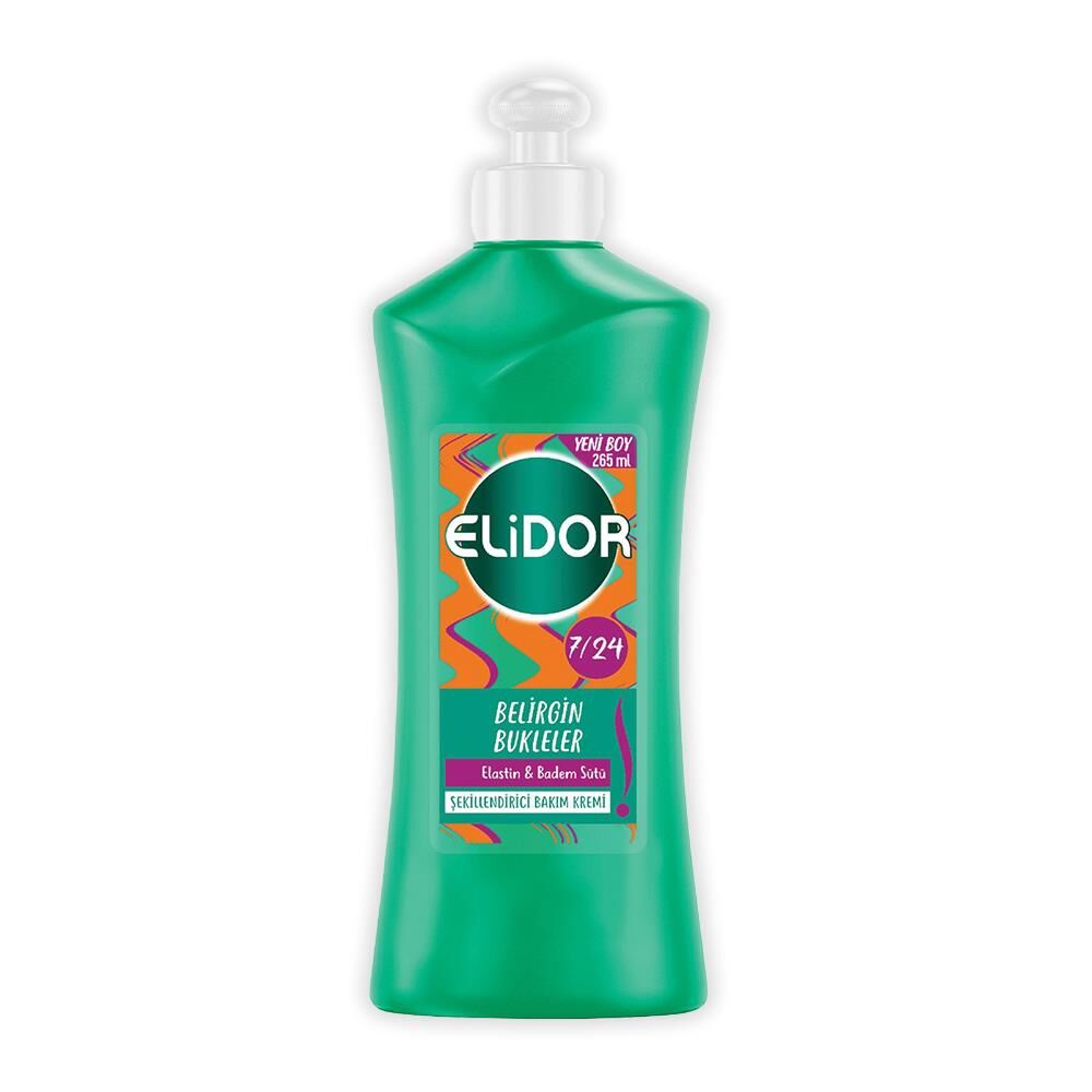 Elidor Bakım Kremi Belirgin Bukleler Elastin & Badem Sütü 265 ml