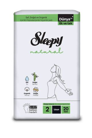 Natural Ultra Hassas Hijyenik Ped Uzun 40'li