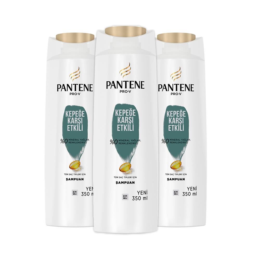 Pantene Şampuan Pro-V Kepeğe Karşı Etkili 350 ml x 3
