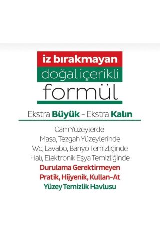 300adet Yüzey Temizlik Havlusu