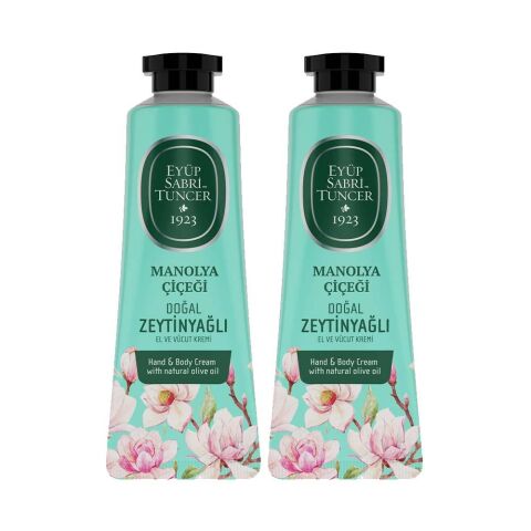 Eyüp Sabri Tuncer El ve Vücut Kremi Manolya Çiçeği 50 ml X 2