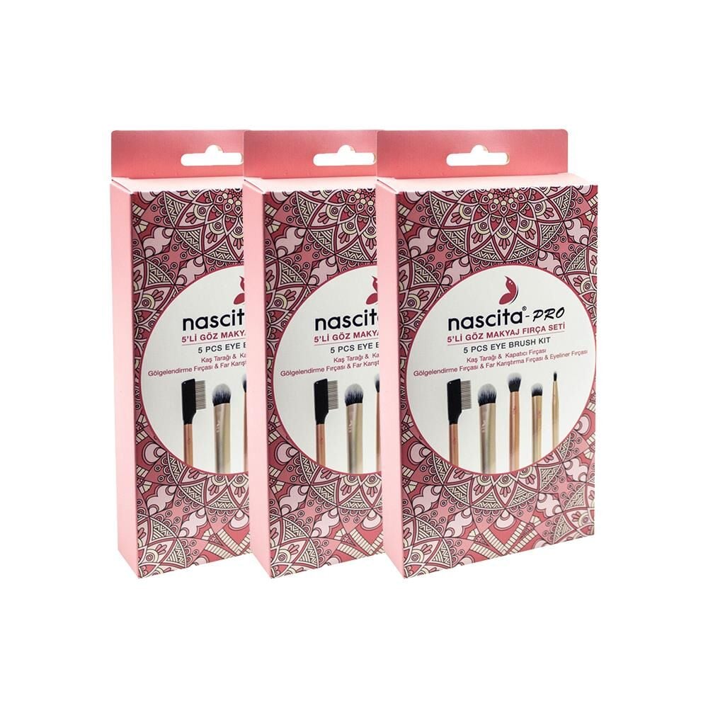 Nascita Göz Makyaj 5' li Fırça Seti x 3