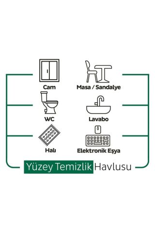 Easy Clean Yüzey Temizlik Havlusu 100' Lü