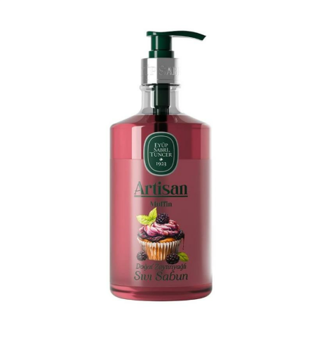 Eyüp Sabri Tuncer Artisan Doğal Zeytinyağlı Sıvı Sabun Muffin 600 ml