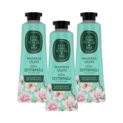 Eyüp Sabri Tuncer El ve Vücut Kremi Manolya Çiçeği 50 ml x 3