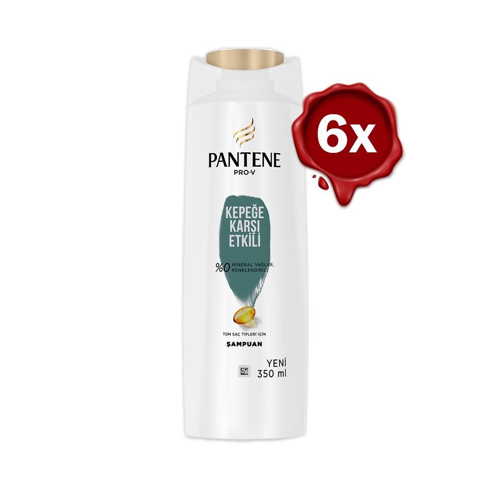 Pantene Şampuan Pro-V Kepeğe Karşı Etkili 350 ml x 6