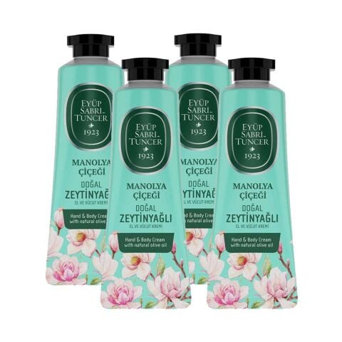 Eyüp Sabri Tuncer El ve Vücut Kremi Manolya Çiçeği 50 ml x 4