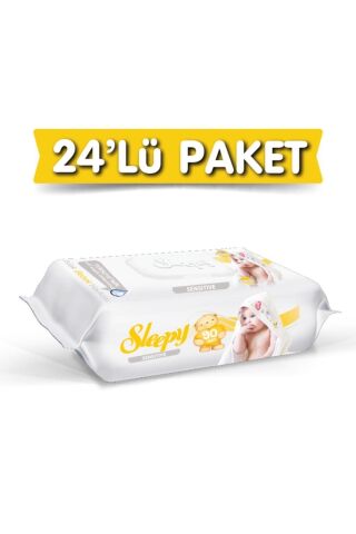 Sleepy Sleepy Islak Havlu Sensitive 90' Lı Kapaklı X24