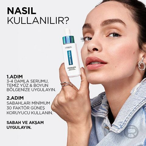 Loreal Paris Bright Reveal Koyu Leke Karşıtı Niasinamid Serum 30 ml
