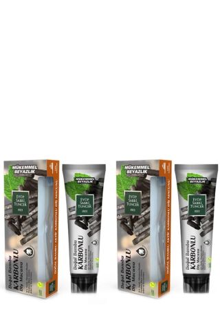 Eyüp Sabri Tuncer Doğal Aktif Bambu Karbonlu Diş Macunu 75 ml x 2