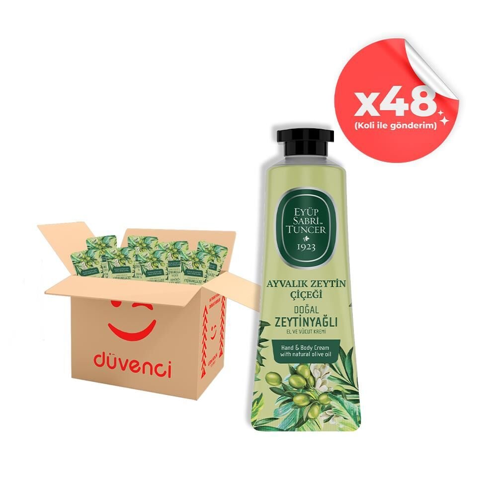 Eyüp Sabri Tuncer El ve Vücut Kremi Ayvalık Zeytin Çiçeği 50 ml x 48