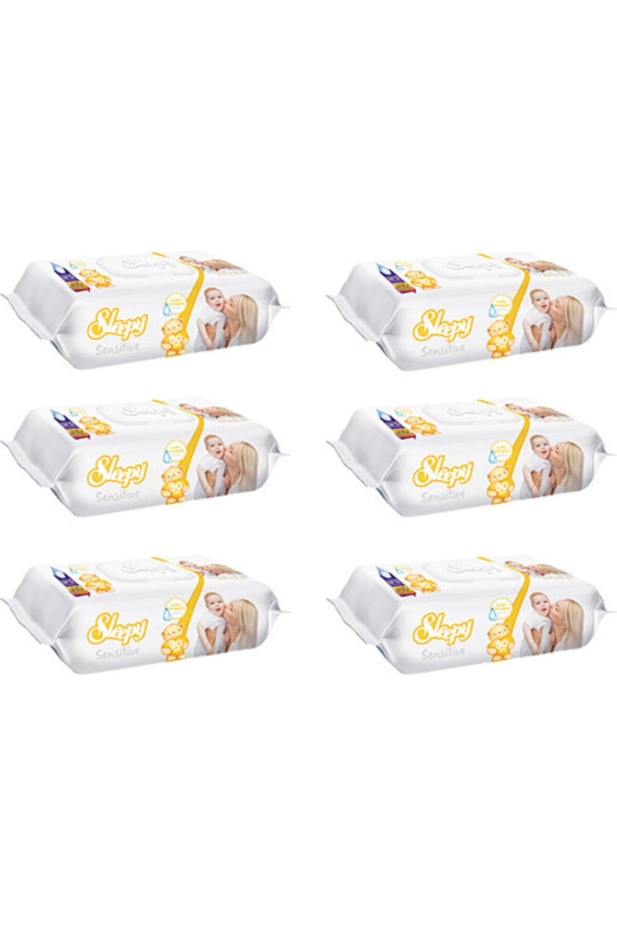 Sleepy Sensitive Islak Havlu 90lı X6