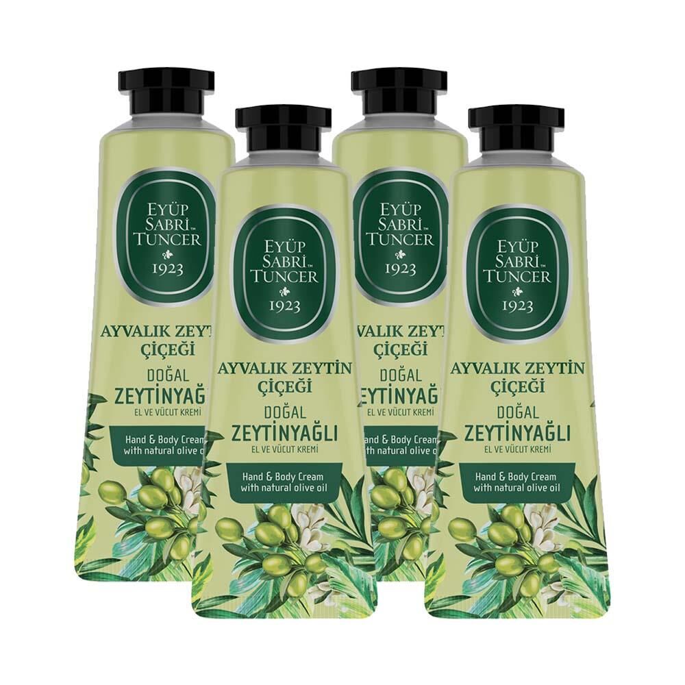Eyüp Sabri Tuncer El ve Vücut Kremi Ayvalık Zeytin Çiçeği 50 ml x 4
