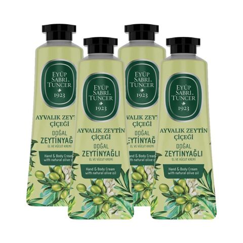 Eyüp Sabri Tuncer El ve Vücut Kremi Ayvalık Zeytin Çiçeği 50 ml x 4