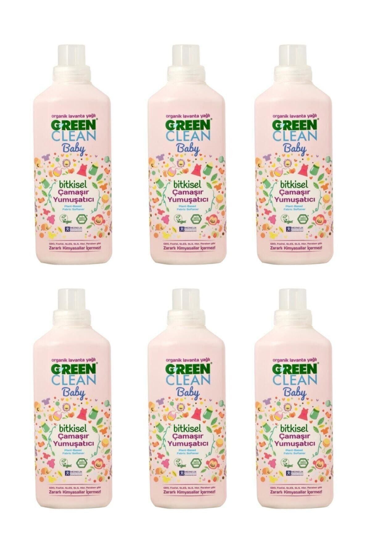 U Green Clean Baby Çamaşır Yumuşatıcı 1 L x 6