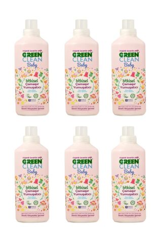 U Green Clean Baby Çamaşır Yumuşatıcı 1 L x 6