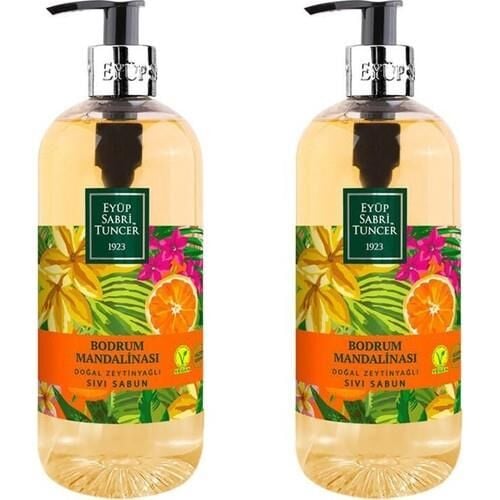 EST Bodrum Mandalinası Doğal Zeytinyağlı Sıvı Sabun 500ML x 2 Adet