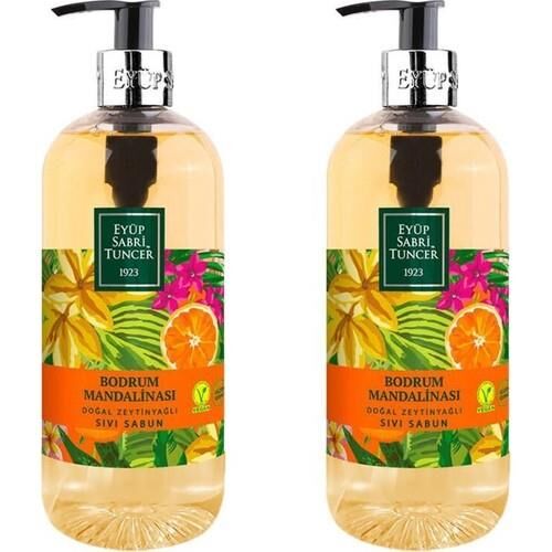 EST Bodrum Mandalinası Doğal Zeytinyağlı Sıvı Sabun 500ML x 2 Adet