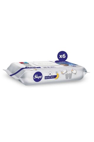 Sleepy Xl Lavanta Kokulu Bebek Vücut Temizleme Havlusu 6X50 Adet
