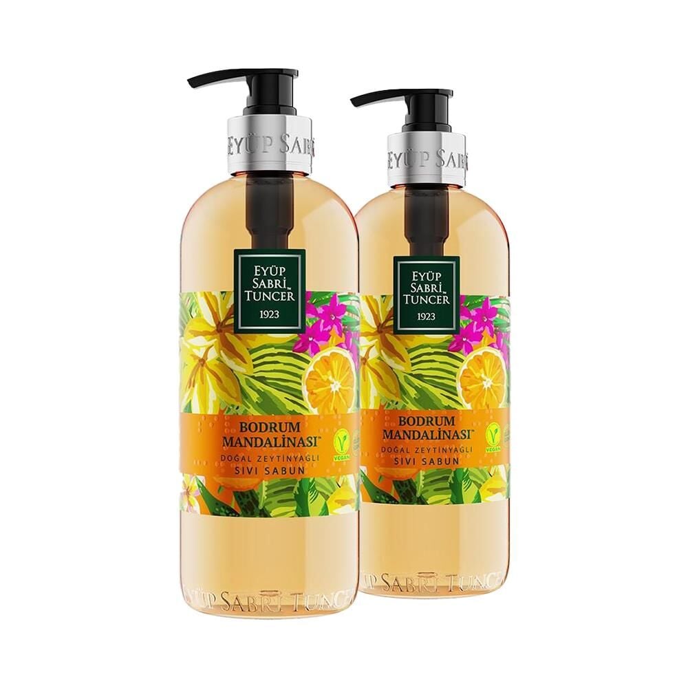 EST Bodrum Mandalinası Doğal Zeytinyağlı Sıvı Sabun 500ML x 2