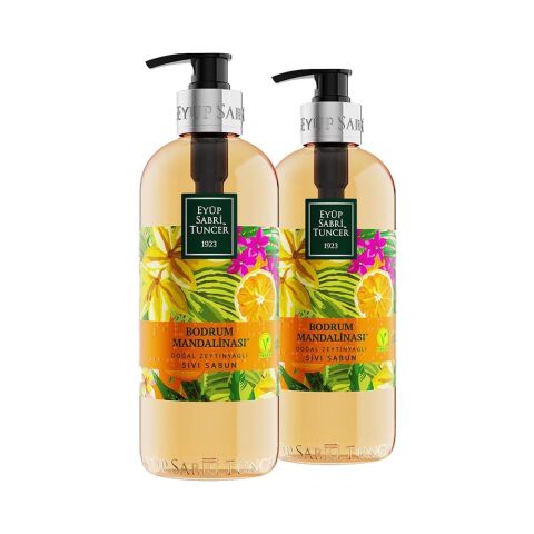 EST Bodrum Mandalinası Doğal Zeytinyağlı Sıvı Sabun 500ML x 2