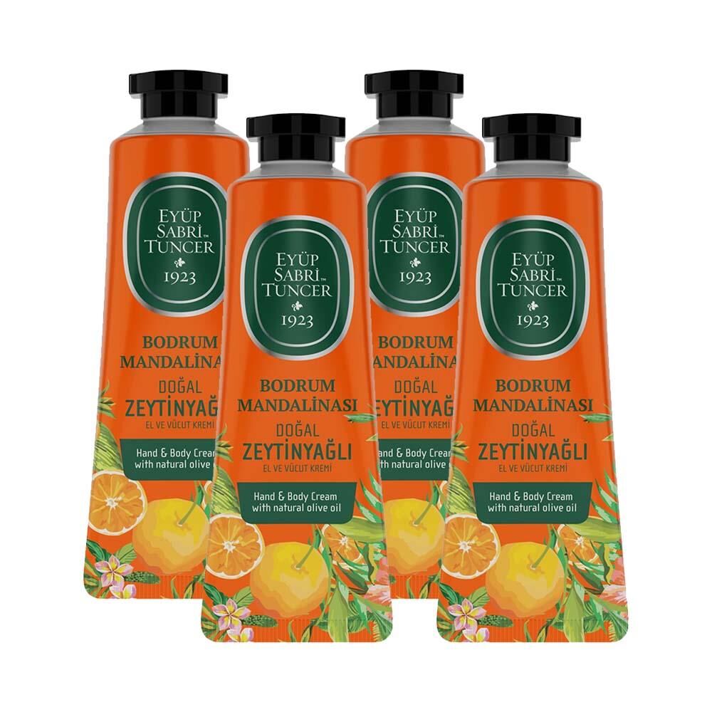 Eyüp Sabri Tuncer El ve Vücut Kremi Bodrum Mandalinası 50 ml x 4