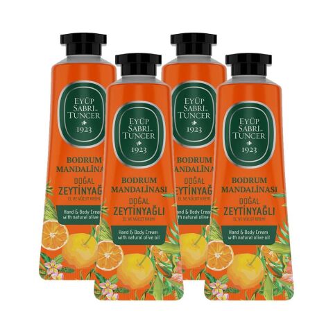 Eyüp Sabri Tuncer El ve Vücut Kremi Bodrum Mandalinası 50 ml x 4