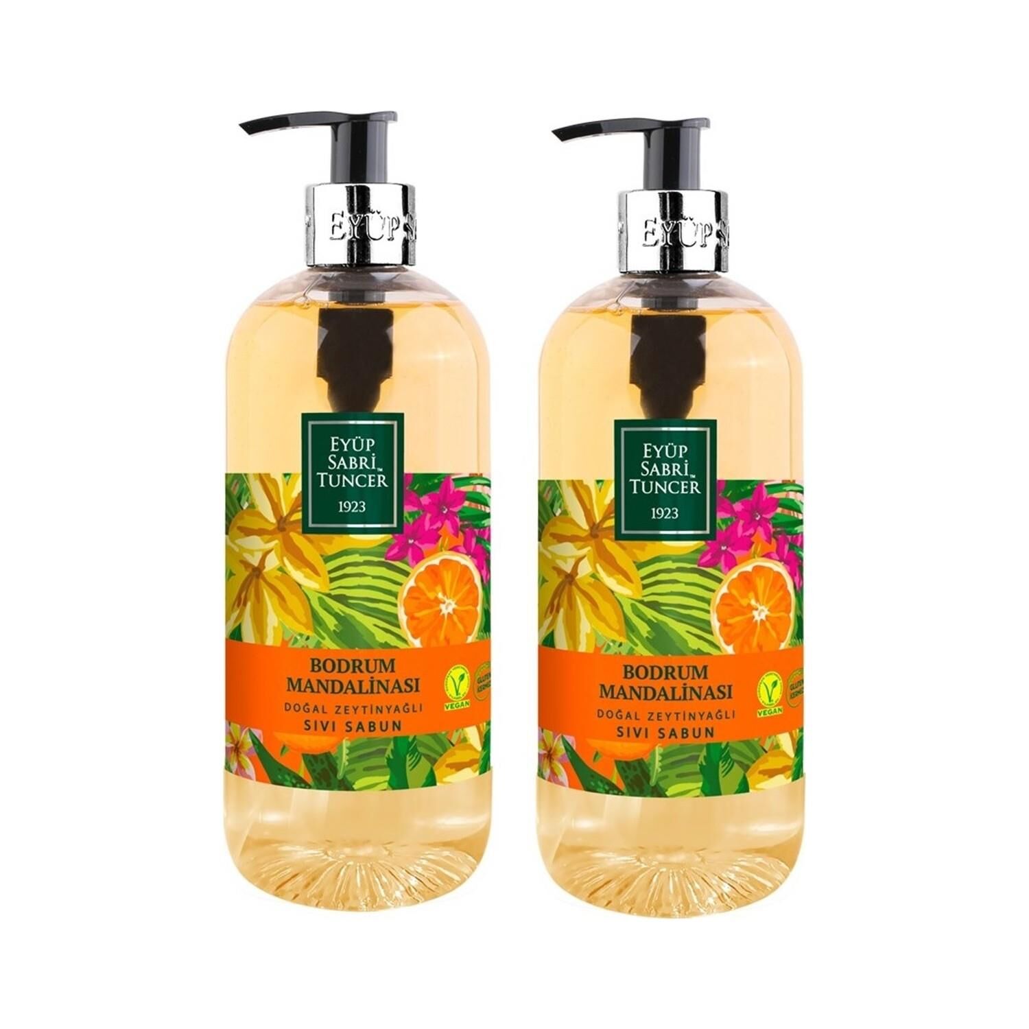 EST Bodrum Mandalinası Doğal Zeytinyağlı Sıvı Sabun 500ML x 2