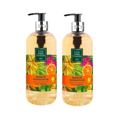 EST Bodrum Mandalinası Doğal Zeytinyağlı Sıvı Sabun 500ML x 2