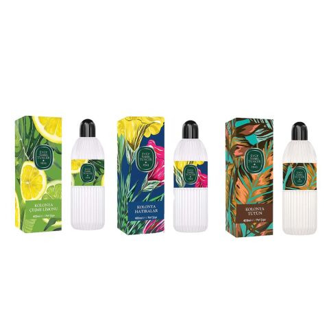 Eyüp Sabri Tuncer Kolonya Çeşme Limonu, Hatıralar ve Tütün Pet Şişe 400 ml