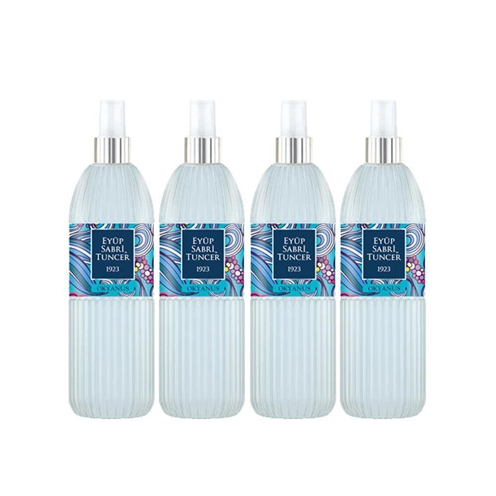 Eyüp Sabri Tuncer Okyanus Kolonyası Silindir Pet Şişe Sprey 150 Ml x 4 Adet