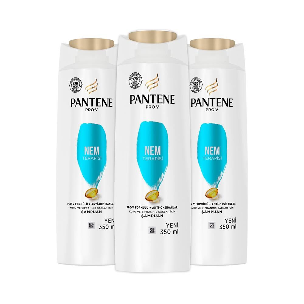 Pantene Şampuan Pro-V Nem Terapisi 350 ml x 3