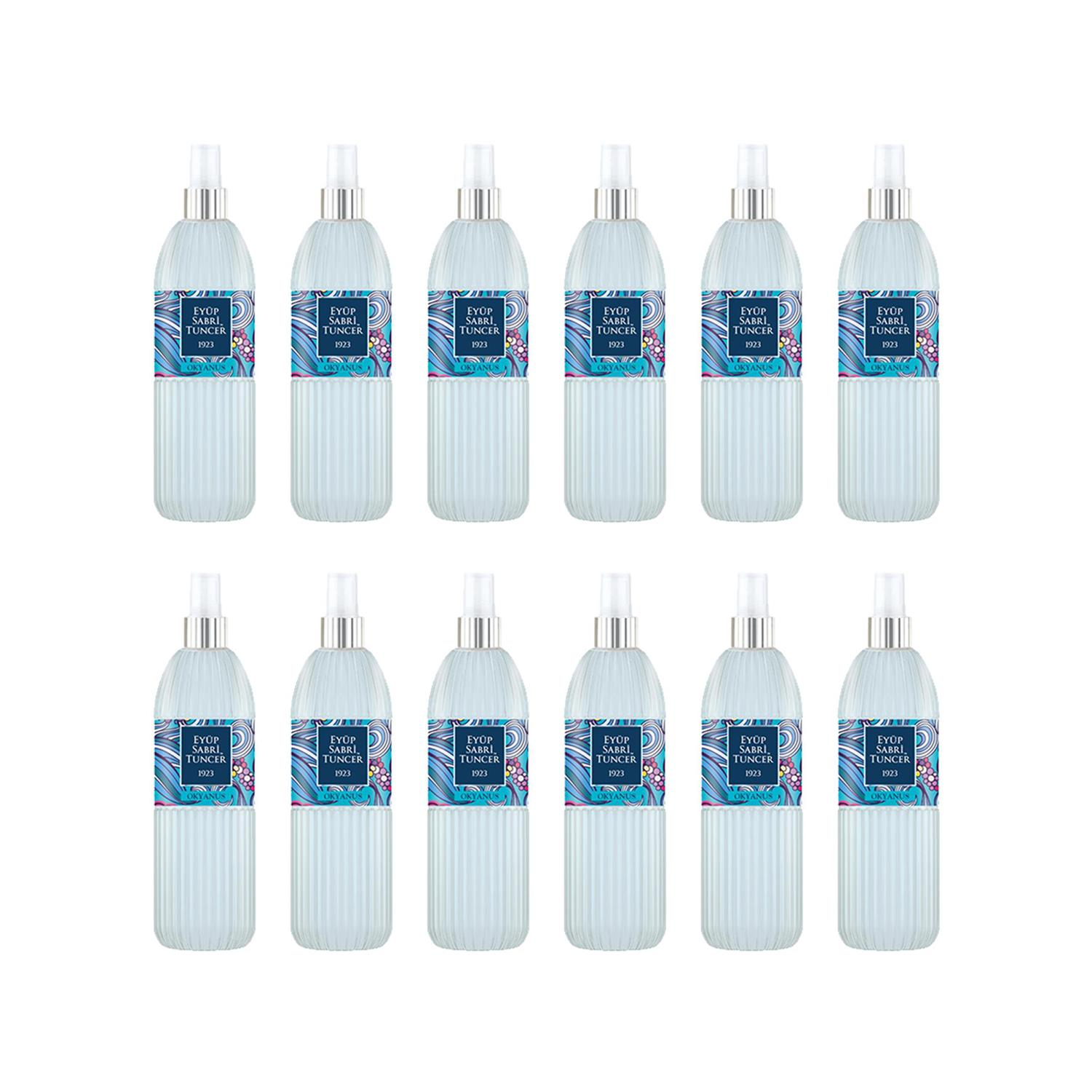 Eyüp Sabri Tuncer Okyanus Kolonyası Silindir Pet Şişe Sprey 150 Ml x 12 Adet