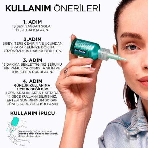 Loreal Paris Bright Reveal Yenileyici Peeling Serum 25 ml