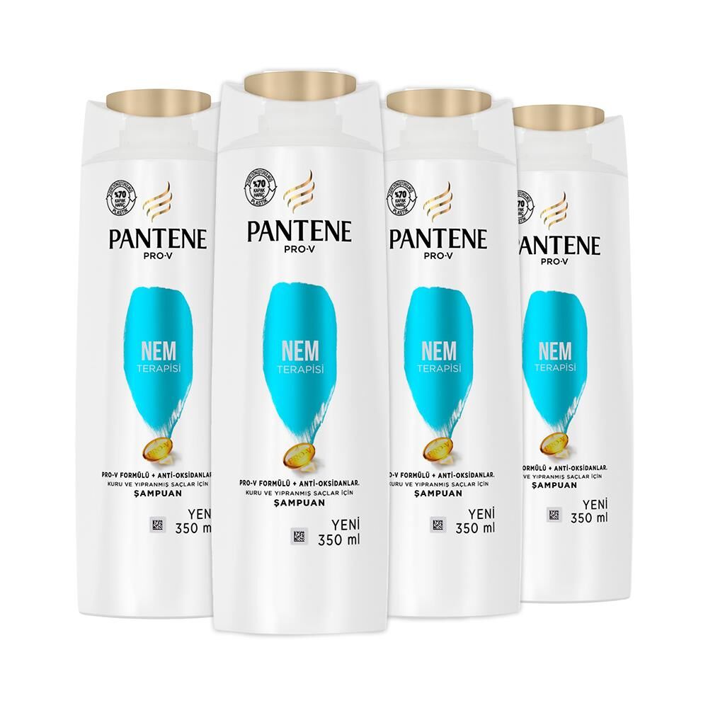Pantene Şampuan Pro-V Nem Terapisi 350 ml x 4