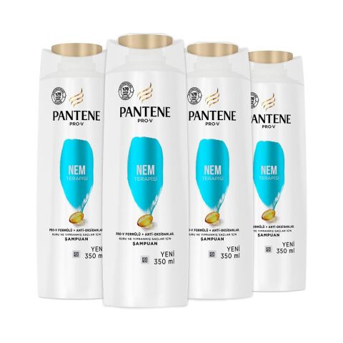 Pantene Şampuan Pro-V Nem Terapisi 350 ml x 4