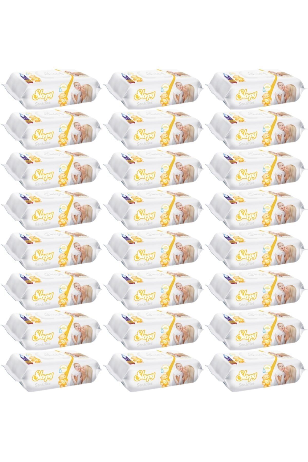 Sleepy Sensitive 90 Yaprak Islak Mendil x 24 Adet