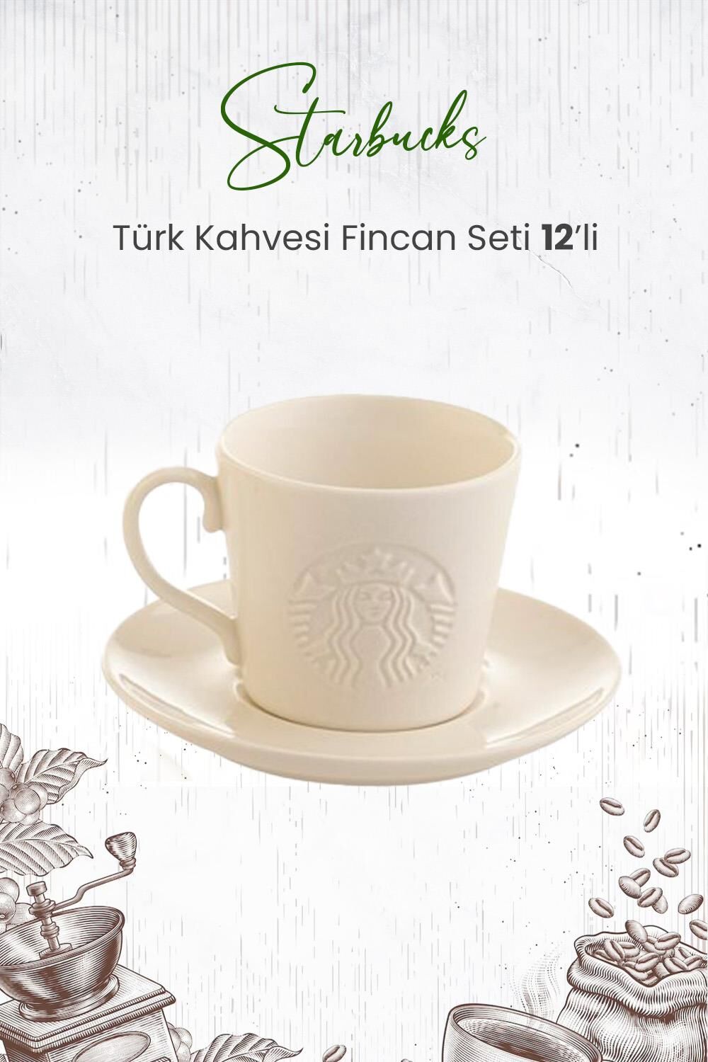 Starbucks® Türk Kahvesi Fincan Seti 12'li