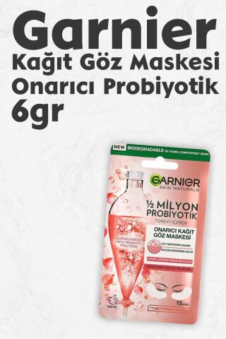 Garnier Kağıt Göz Maskesi Onarıcı Probiyotik 6 gr