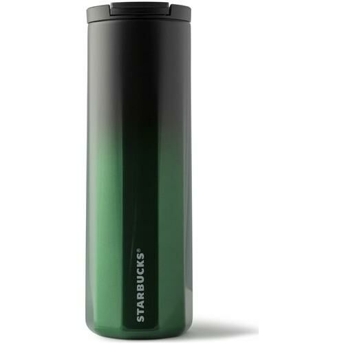 Starbucks Klasik Seri Termos Yeşil Siyah Renkli 473 ml