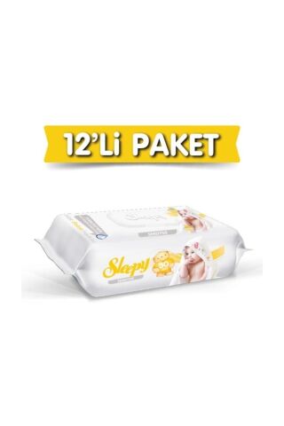 Sleepy Sensitive 90 Yaprak 12'li Paket Islak Mendil