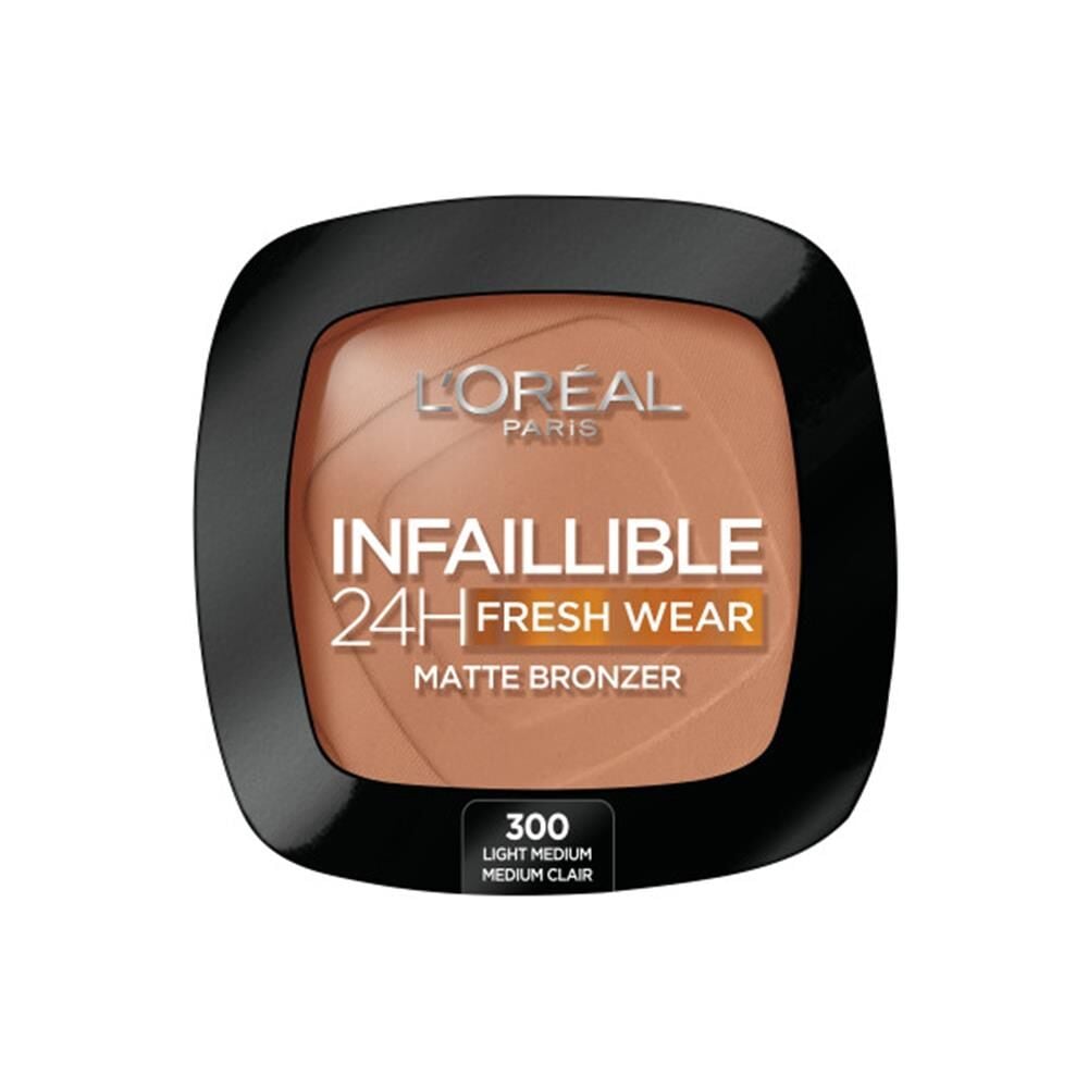 Loreal Paris Infaillible 24H Fresh Wear Matte Bronzer 300 Light Medium