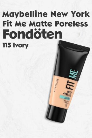 Maybelline Fit Me Matte Poreless Fondöten 115 Ivory