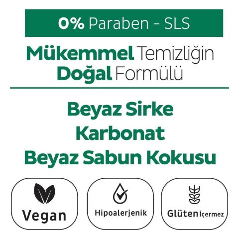 Sleepy Easy Clean Beyaz Sabun Katkılı Yüzey Temizlik Havlusu 100+50+2X15 (180 Yaprak)