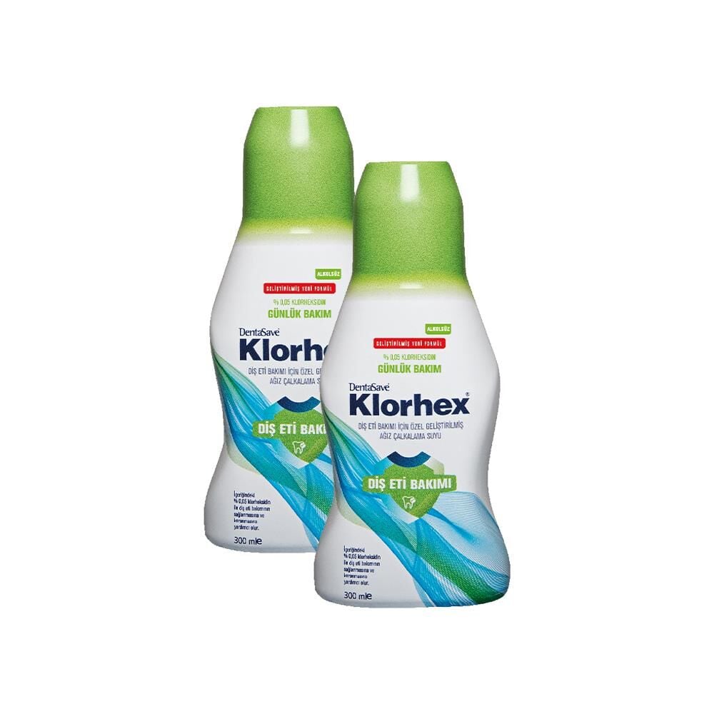 Dentasave Klorhex Günlük Bakım Ağız Çalkalama Suyu 300 ml x 2