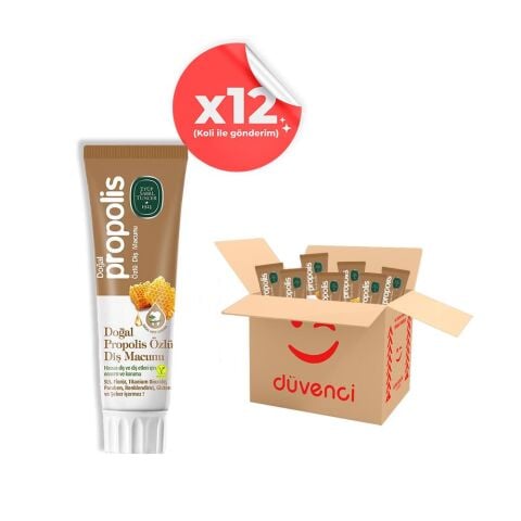 Eyüp Sabri Tuncer Doğal Propolis Özlü Diş Macunu 75 ml x 12